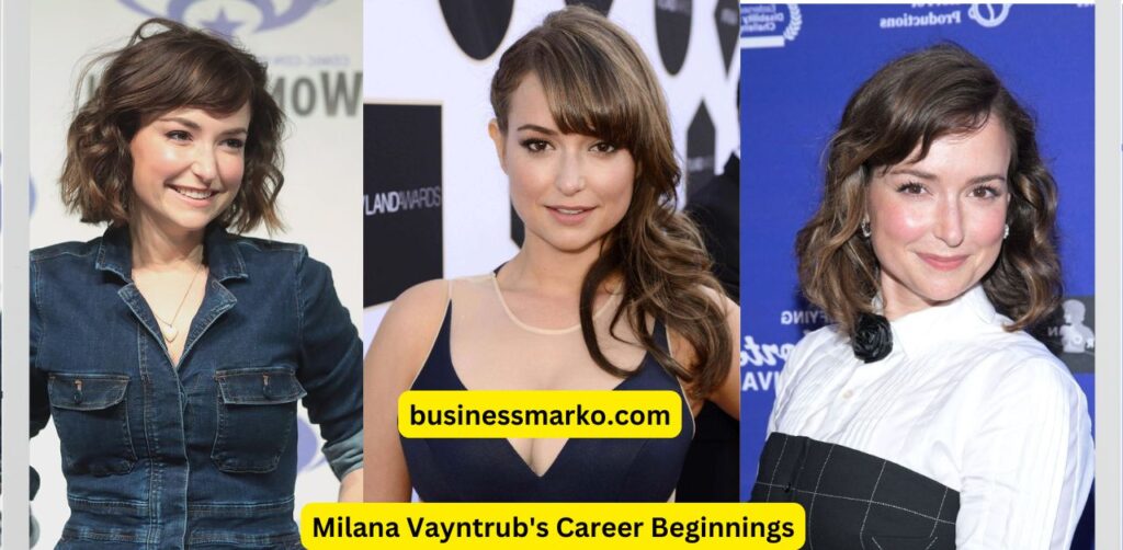 Milana Vayntrub's Career Beginnings