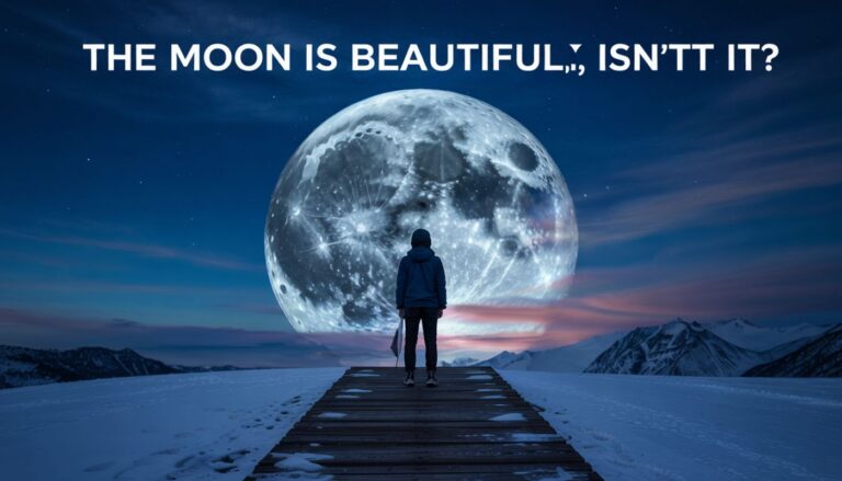 The Moon Is Beautiful Isn't It Japanese The Moon is Beautiful, Isn’t It? : Japanese Phrase Meaning